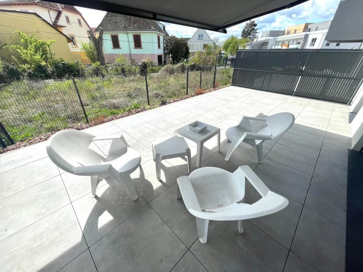 Magnifique 2 pièces, tout équipé, terrasse privée Colmar Esterno foto